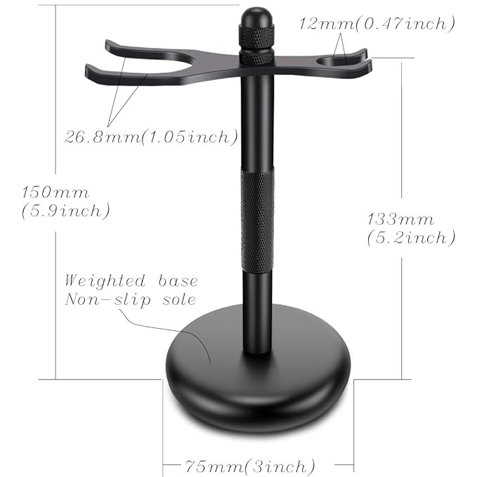 Deluxe Shaving Kit for Men,Includes Safety Razor,Shaving Stand,Shaving Brush and Stainless Steel Shave Soap Bowl,Begin Quality Shave at Home