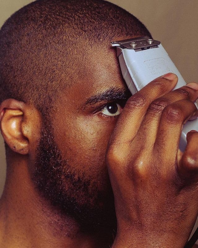 Andis 04780 Professional T-Outliner Beard & Hair Trimmer for Men with Carbon Steel T-Blade, Bump Free Technology – Corded Electric Beard Trimmer, GTO, Grey