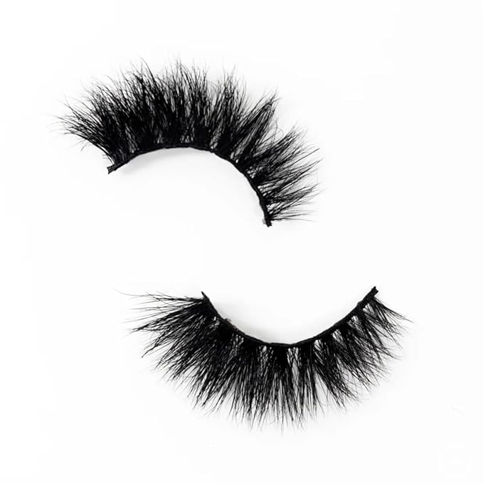 3D Mink Lashes | Luxury Real Mink Eyelashes Cruelty-Free False Lashes Reusable, Maximum Volume 18mm-25mm Wispy and Fluffy Real Mink Lashes (Daisy)