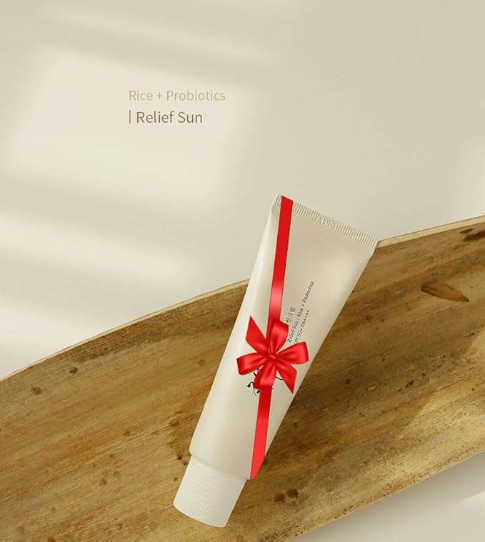Original Relief Sun: Rice + Probiotics (SPF50+ PA++++) Sunscreen 50ml | Korean | No White Cast | With Mini Travel Size Tube