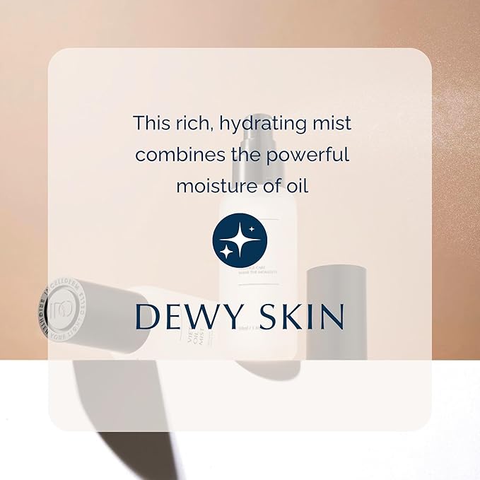 Riman Incellderm Vieton Oil Mist 50ml | Bi-Phasic Hydration with Camellia Seed Oil & Seaberry Water | Korean Skin care Mist for Moisture & Balance| Natural Facial Spritz Moisturizer