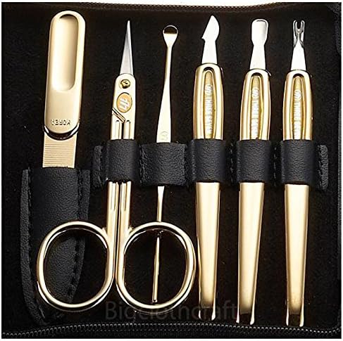 Korean Nail Clippers! World No. 1. Three Seven (777) Travel Manicure Grooming Kit Nail Clipper Set MADE IN KOREA, SINCE 1975. (950RG)
