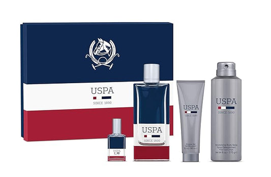 US Polo Association USPA for Men - 4-Piece Gift Set
