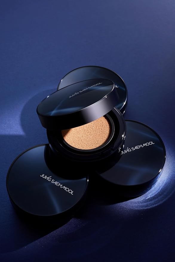 [JUNGSAEMMOOL OFFICIAL] Essential Skin Nuder Cushion Navy Edition (Fair Light) | Refill Included | Mother's Day Gift