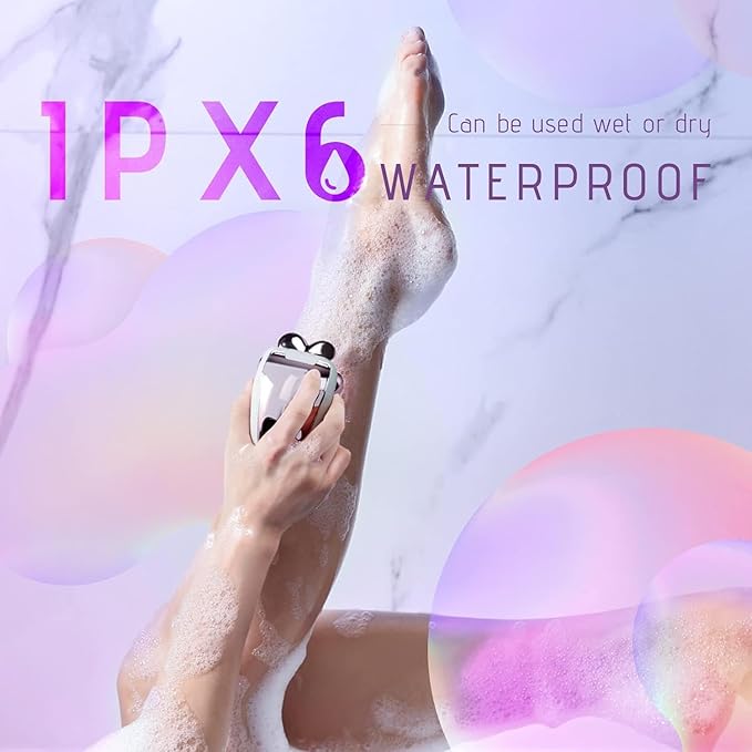 Electric Razors for Women, Electric Shaver Kit for Legs, Bikini and Body Wet Dry Use