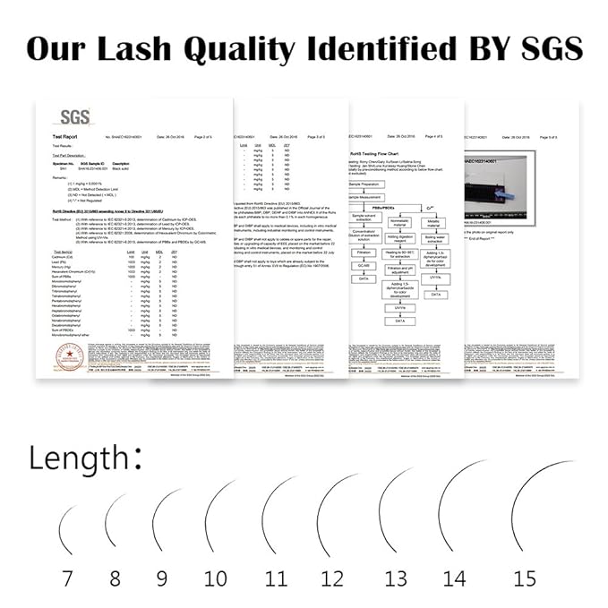 NAGARAKU Eyelash Extensions 0.10 mm C curl 9mm Premium Individual Classic Lashes Soft Natural Matte Black 16 rows Professional Beauty Salon Supplies