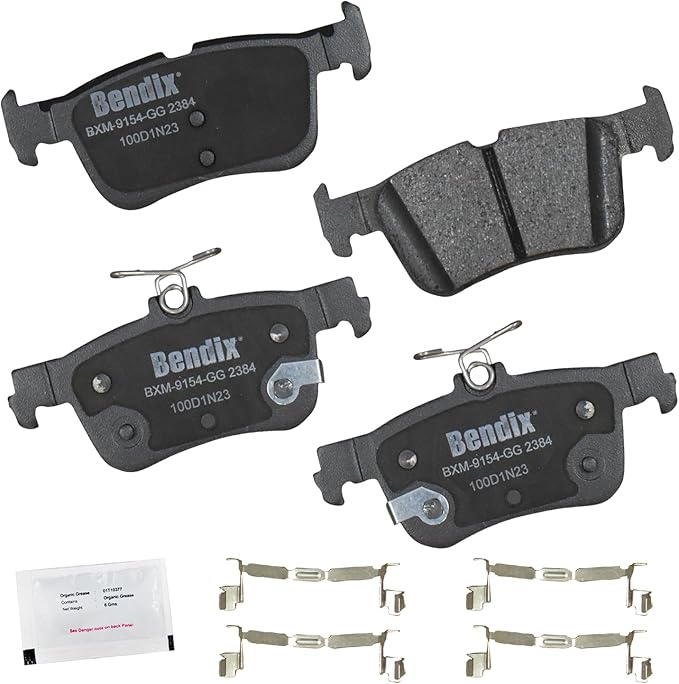 Bendix Priority1 CFM2384 Semi-Metallic Rear Brake Pads for Ford Mustang Mach-E 2023-2021