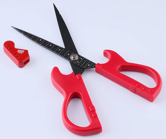 Nikken Cutlery SekiSound SS-20R Guitar Scissors with Stand, Gift Box Included