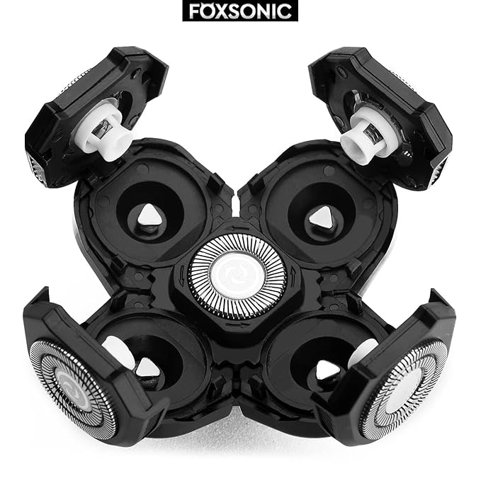 Upgraded 5 Blades Shaver for Head shaver, 5D Men's Electric Shaver Replacement Heads for Many Main Brands Bald Men Head Shaver Blades