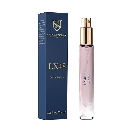 Caswell-Massey LX48 Eau de Parfum Discovery, Bold, Masculine Fragrance with Cedarwood, Saffron & Tobacco, Long-Lasting Men’s Fragrances, Travel Size Vial, Perfume for Men, 0.25 Fl Oz