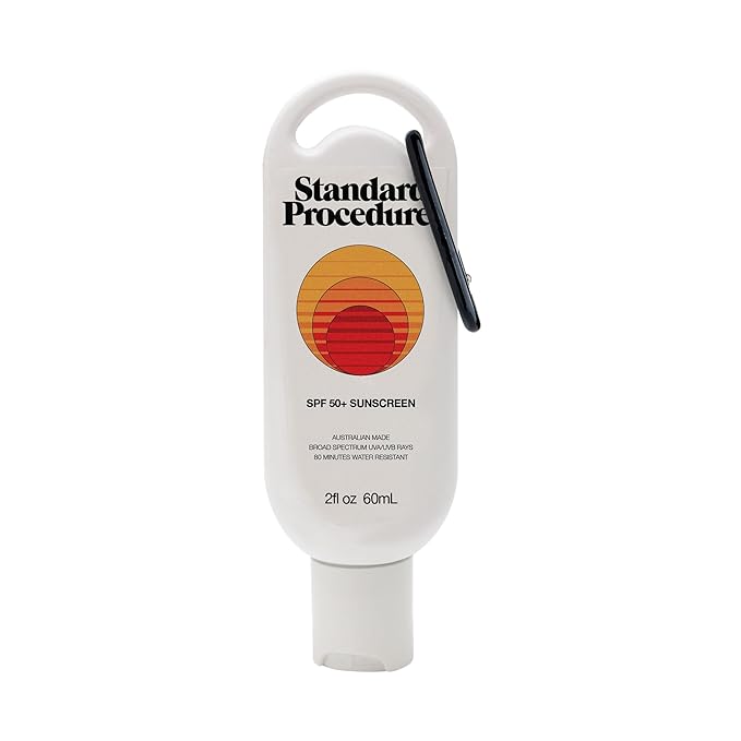 SPF 50+ Sunscreen, Travel-Size Broad Spectrum Face & Body Sunblock, 4HR Water Resistant, Organic Chemical Formula, 2 oz