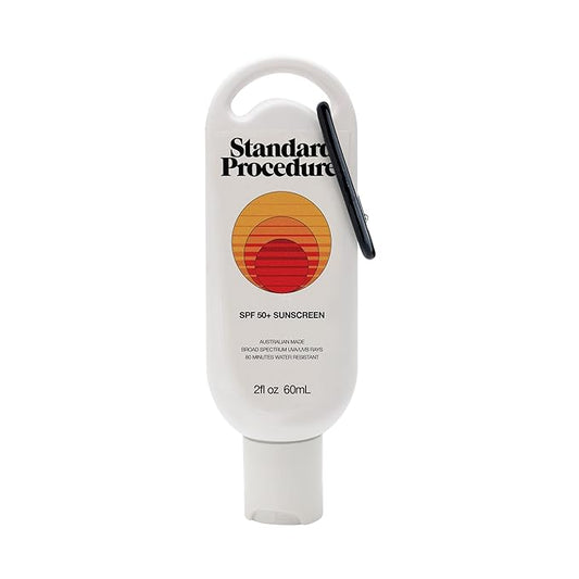 SPF 50+ Sunscreen, Travel-Size Broad Spectrum Face & Body Sunblock, 4HR Water Resistant, Organic Chemical Formula, 2 oz