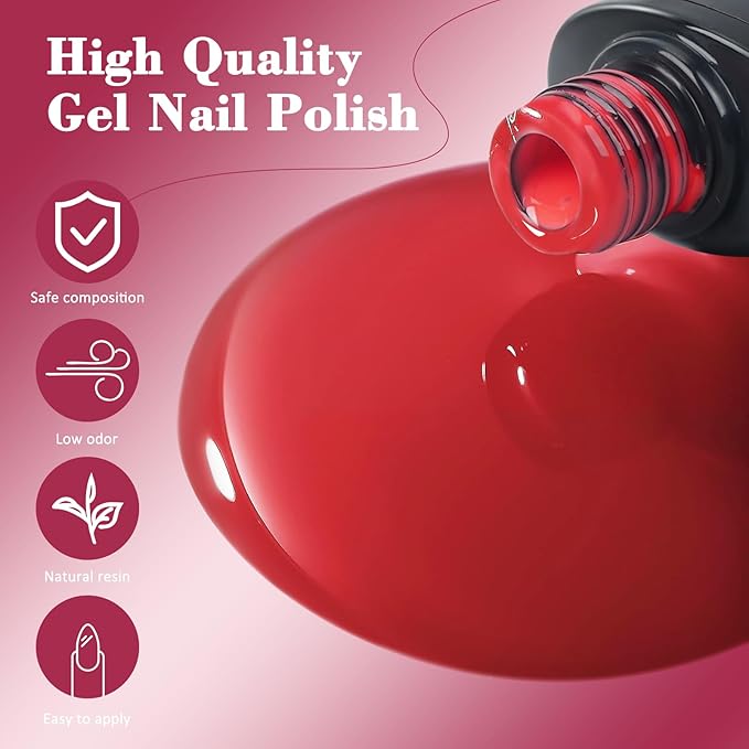 Gel Nail Polish Kit with UV Light, ARCWEISSO 36 Colors Gel Nail Polish Set with Base and Matte&Glossy Top Coat Soak Off All Season Nail Set Manicure Tools Gift for Women