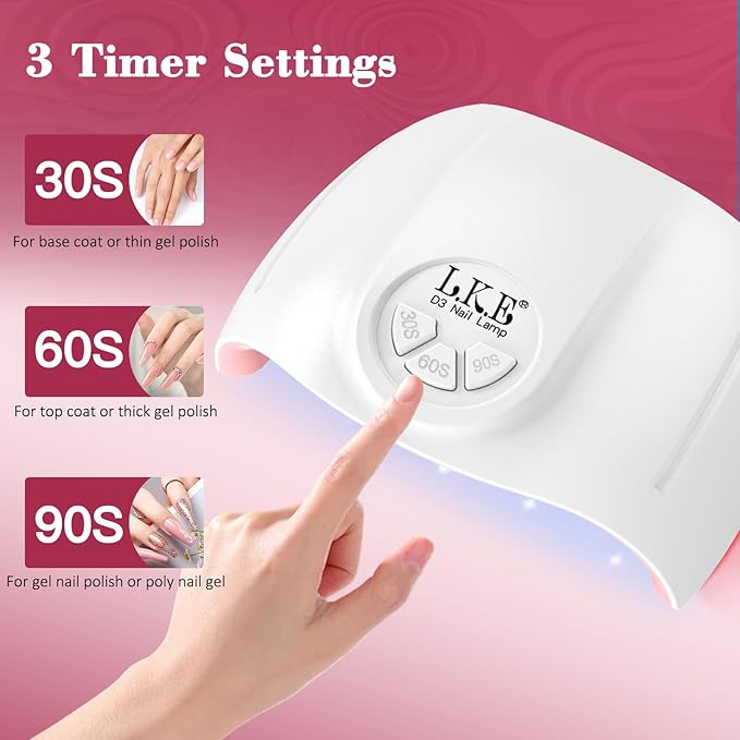 Gel Nail Polish Kit with UV Light, ARCWEISSO 36 Colors Gel Nail Polish Set with Base and Matte&Glossy Top Coat Soak Off All Season Nail Set Manicure Tools Gift for Women