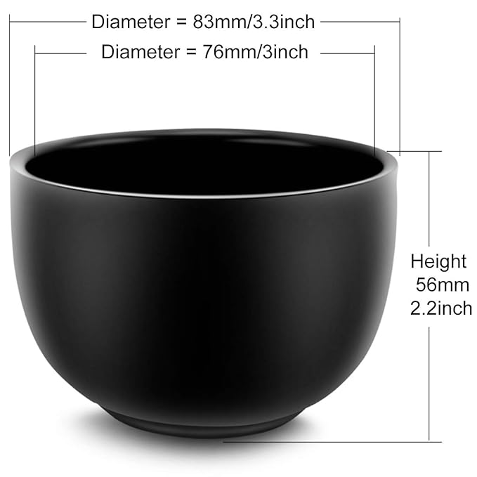 Deluxe Heavyweight Black Shaving Brush Razor Stand with Stainless Steel Soap Bowl Set,Dad Gifts,boyfriend Gifts,Husband Gifts for Him