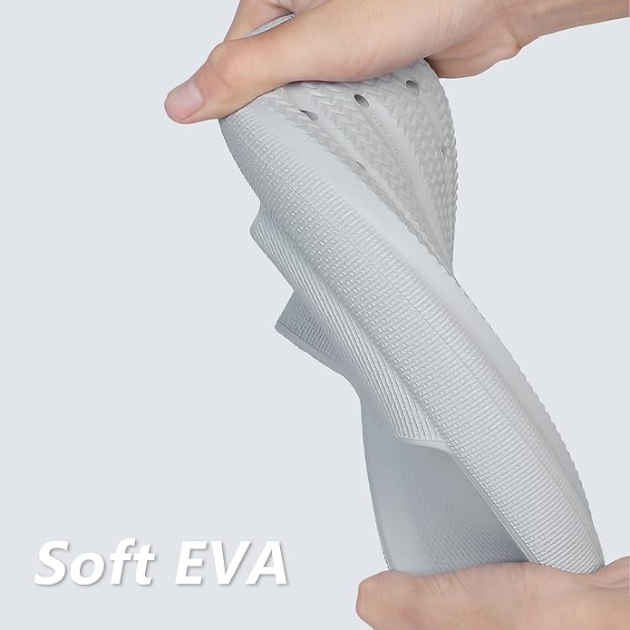 Menore Slippers for Women and Men Quick Drying, Parent-Child EVA Open Toe Soft Slippers, Non-Slip Soft Shower Spa Bath Pool Gym Beach House Sandals for Indoor & Outdoor