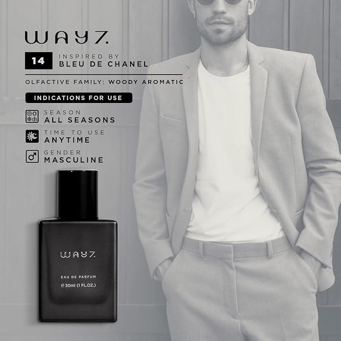 Eau De Parfum Inspired by C-Bleu's, Concentrated Fragrance, Long-Lasting Perfume For Women & Men- Replica Cologne, Paraben Free, Vegan Perfume Spray (30 ml | 1 fl. oz)