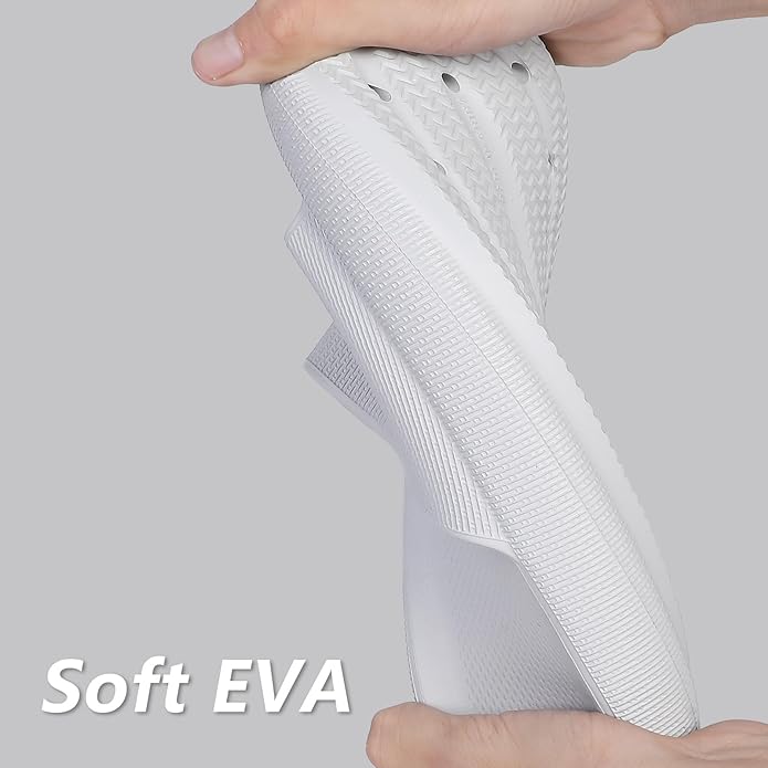 Menore Slippers for Women and Men Quick Drying, Parent-Child EVA Open Toe Soft Slippers, Non-Slip Soft Shower Spa Bath Pool Gym Beach House Sandals for Indoor & Outdoor