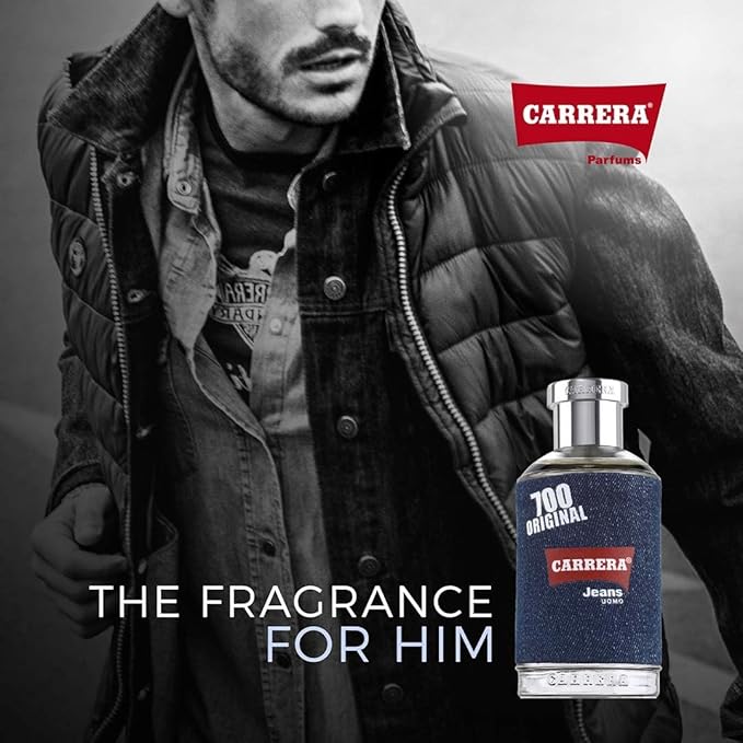Carrera Jeans 700 UOMO ORIGINAL Eau de Toilette for Men, 2.53 Fl Oz
