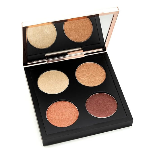 Kandi Koated Throwing Shades Eyeshadow Quads [Desert Roses] Mini Eye Shadow Palette Kandi Burruss | Richly Pigmented, Paraben-Free, Cruelty-Free Pigments | Beauty & Makeup