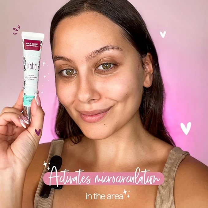 D'Luchi Kaba Under Eye Cream Dark Circles and Puffiness, Anti Aging, Reduces Lines, Rejuvenates & Hydrates, Gentle And Non-irritating, All Skin Types - 0.5 Oz