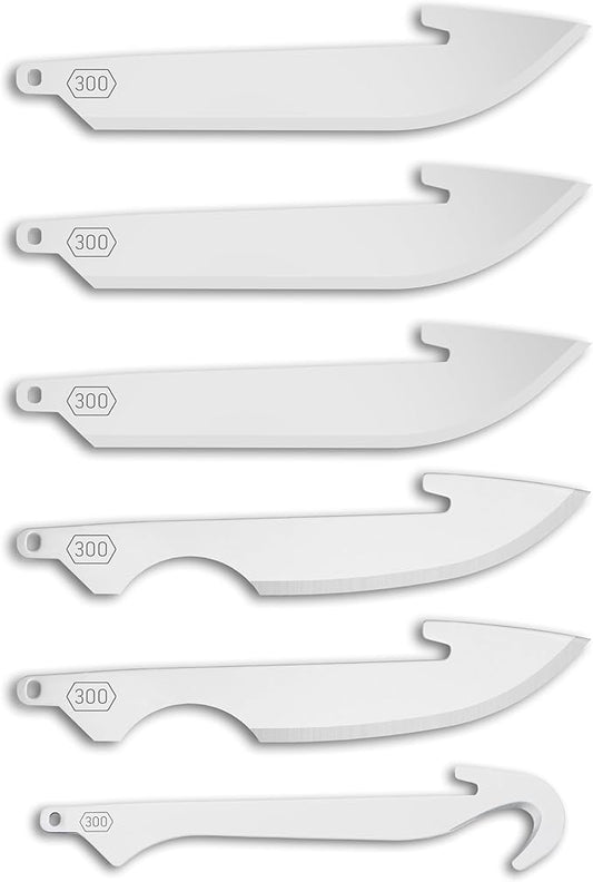OUTDOOR EDGE 3.0" RazorSafe Replacement Combo Blade Pack, 6-Pieces