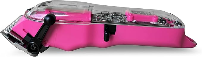 TPOB Slime 2 Candy Pink Clipper Trimmer Shaver Set Barber Hair Clippers in Matte Pink with Taper Blade