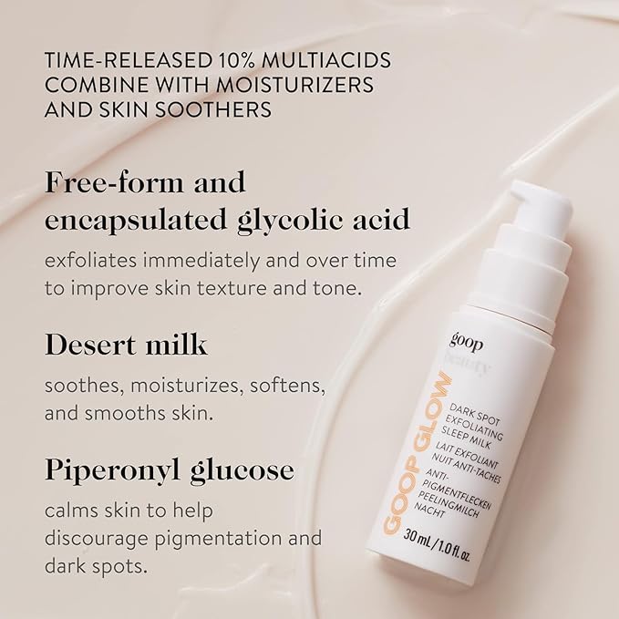 goop Beauty Microderm Exfoliator & Sleep Milk Serum Bundle