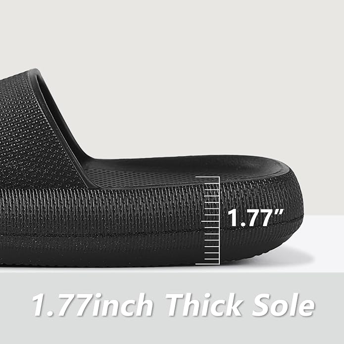 Menore Slippers for Women and Men Quick Drying, Parent-Child EVA Open Toe Soft Slippers, Non-Slip Soft Shower Spa Bath Pool Gym Beach House Sandals for Indoor & Outdoor