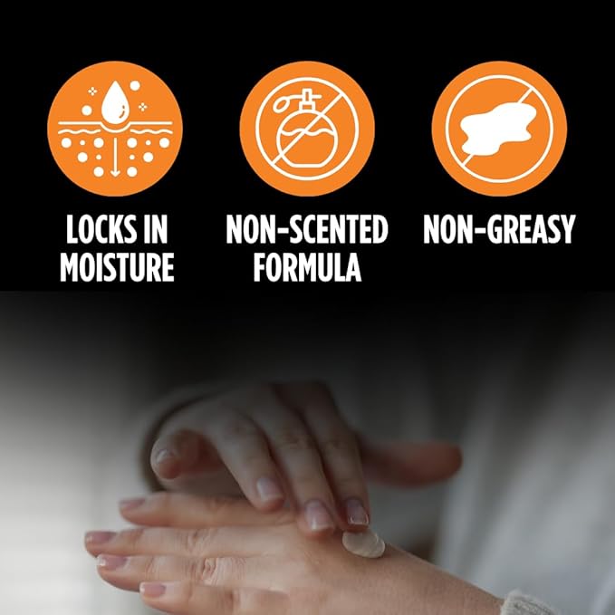 Fast Orange Hand Repair Cream, Repairs Dry & Cracked Hands after Heavy-Duty Automotive Work, On-the-go Compact Size 3oz, Non-Greasy and Unscented