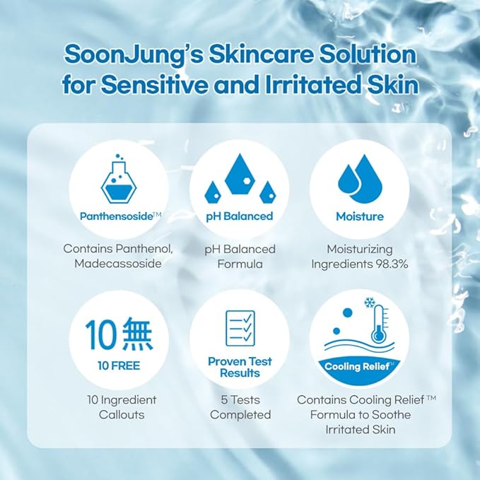 Etude Soonjung Skincare 2 Set ph 5.5 Relief Toner / 10-Free Moist Emulsion with Gift | Hypoallergenic Skin Soothing and Moisturizing Skincare for Sensitive Skin | Korean Skin Care, Perfect for Gift