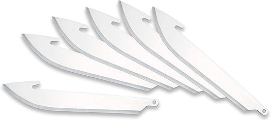 OUTDOOR EDGE 3.5" RazorSafe Replacement Knife Blades, 6 Pieces