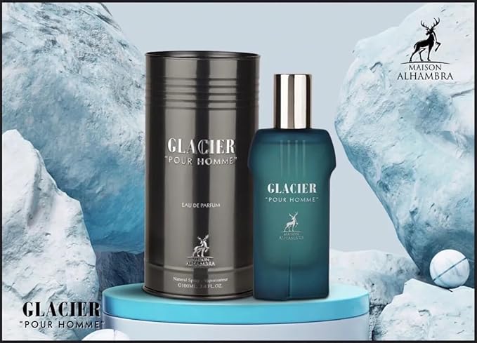 Glacier by Maison Alhambra for Men - 3.4 oz EDP Spray