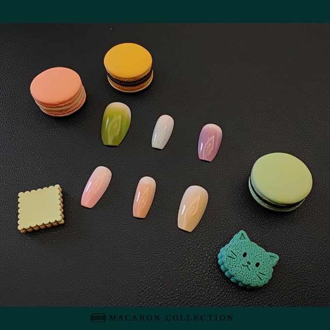 FAVAI 6 Colors Airbrush Gel Nail Polish Air Gel Set - Macaron Collection (#M) 6 * 15ml