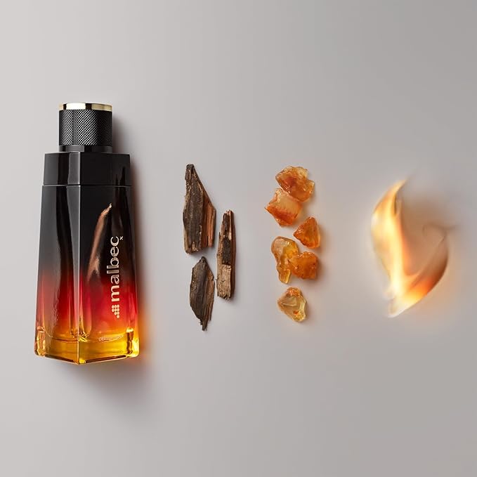 Malbec X Eau de Toilette By O Boticario, Cologne For Men, Long-Lasting Men's Fragrance, French Oak Barrel-Aged & Citrusy, Spicy Scent, 3.4 Ounce