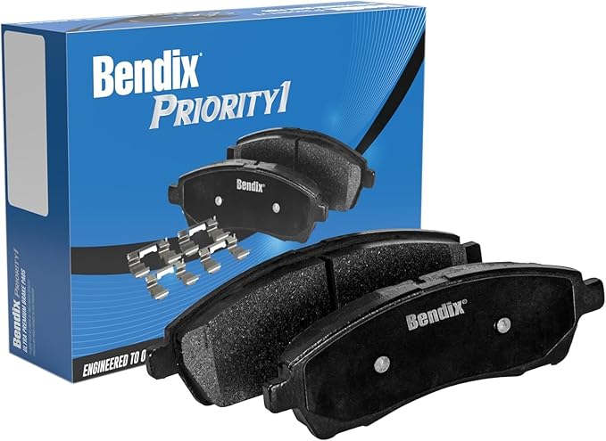 Bendix Priority1 CFC1347 Ceramic Rear Brake Pads for Select Models INFINITI FX50, G37, M37, M56, Q50, Q60, Q70, Q70L, QX70, Nissan 370Z, Z