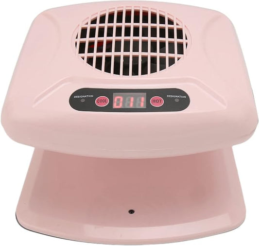 Air Nail Dryer, 300W Nail Fan Blower Dryer Machine with Automatic Sensor Warm and Cool Wind for Both Hands and Feet, Manicure Drying Tool for Regular Nail Polish, Home Salon