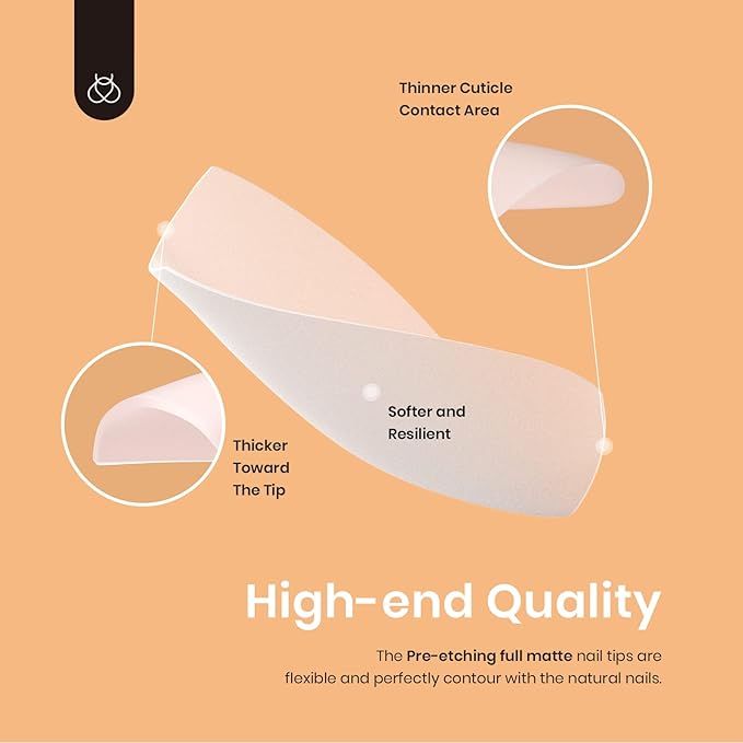 Beetles Gel Polish Nail Extension Kit,240 Pcs Pre Shaped Short Coffin Nail Tips Full Matte Gelly Tips&5 in 1 Nail Glue Base Coat Innovative Uv Led Lamp for DIY Easy Home Manicure Gift