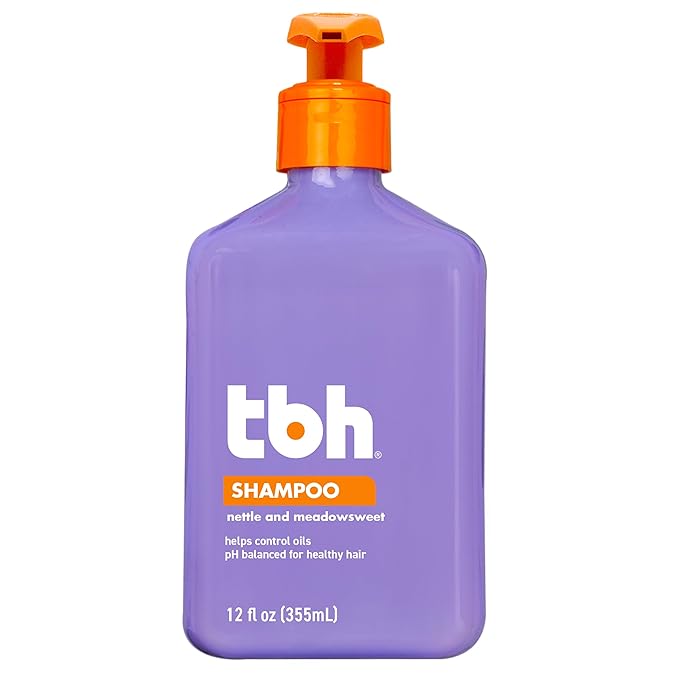 TBH Teen & Kids Shampoo - Lightweight and Detangling Hydrating Hair Shampoo for Dry, Oily, Fine, Curly, and All Hair Types - Tween and Kids Shampoo - Sulfate, Paraben Free - 12 oz