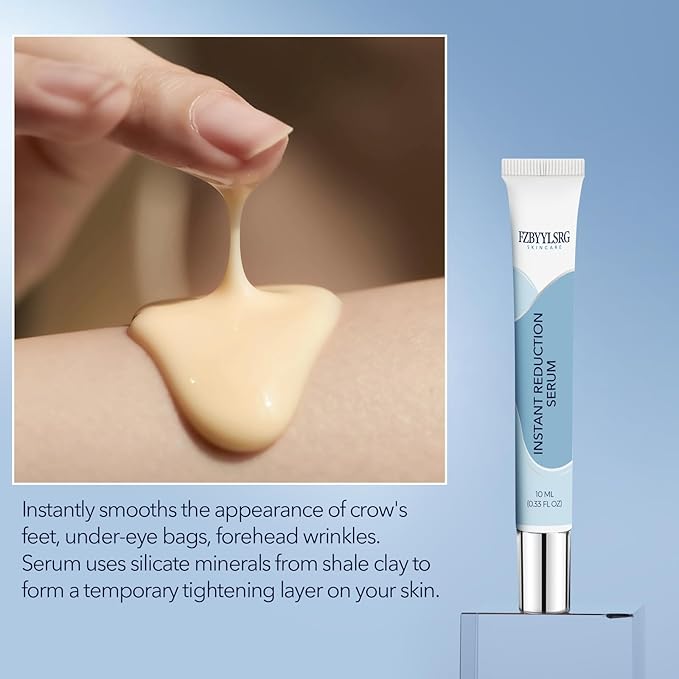 Rapid Reduction Eye Serum - Visibly Reduces Under-Eye Bags, Wrinkles, Dark Circles, Fine Lines & Crow's Feet Instantly, Anti Aging Wrinkle Remover for Face-10ML