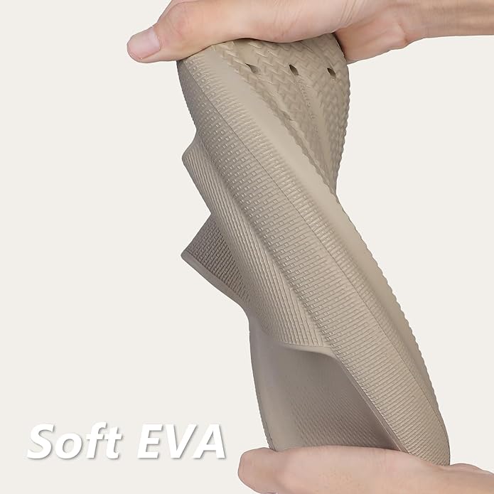 Menore Slippers for Women and Men Quick Drying, Parent-Child EVA Open Toe Soft Slippers, Non-Slip Soft Shower Spa Bath Pool Gym Beach House Sandals for Indoor & Outdoor