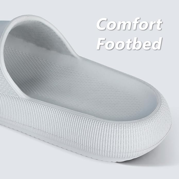 Menore Slippers for Women and Men Quick Drying, Parent-Child EVA Open Toe Soft Slippers, Non-Slip Soft Shower Spa Bath Pool Gym Beach House Sandals for Indoor & Outdoor