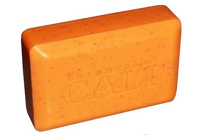 Baronessa Cali Tarocco Deep Moisturizing Skin Cleanser with Exfoliate - Sicilian Red Orange Extracts, Refreshing Scent - 5.3 Ounces, Pack of 6