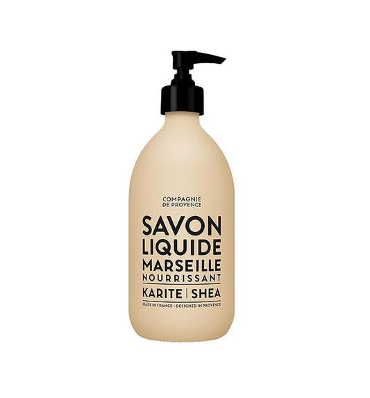 Compagnie de Provence Savon de Marseille Nourishing Liquid Soap, Karite (Shea Butter), 16.7 Fl Oz Refill