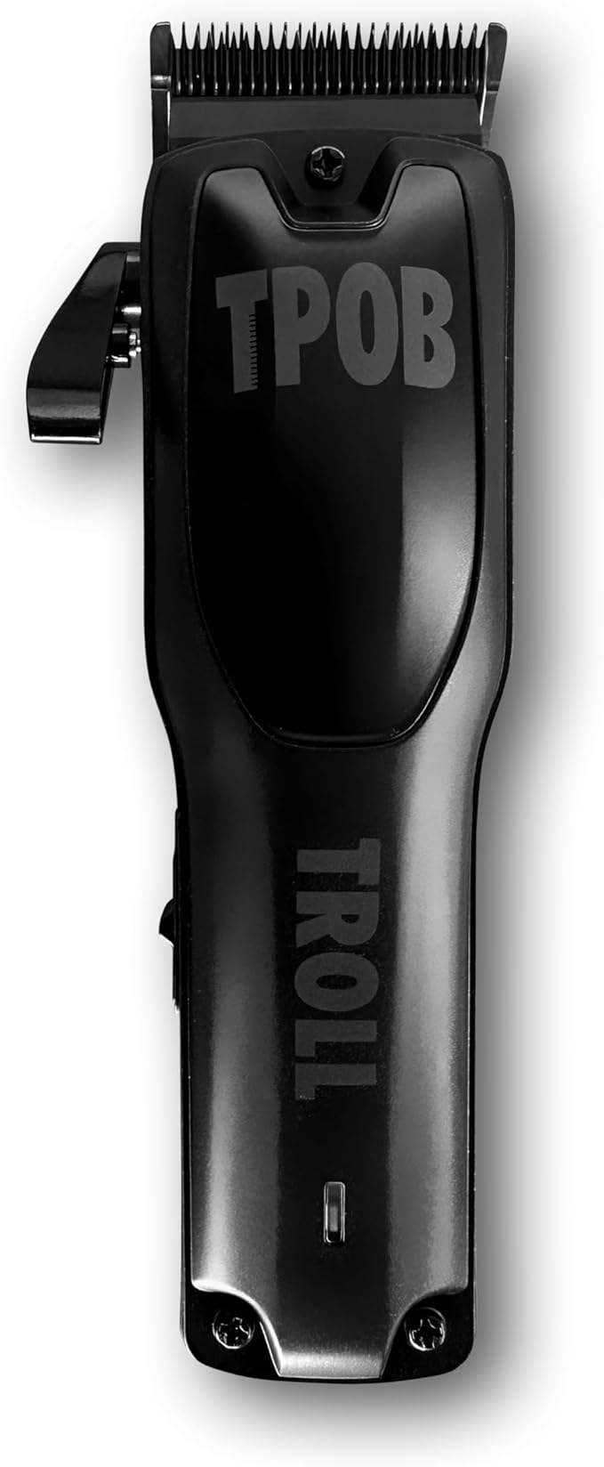 TPOB Troll Professional Barber Clipper 6800 RPM Super Torque Motor with DLC Fade Blade (Blackout Clipper)