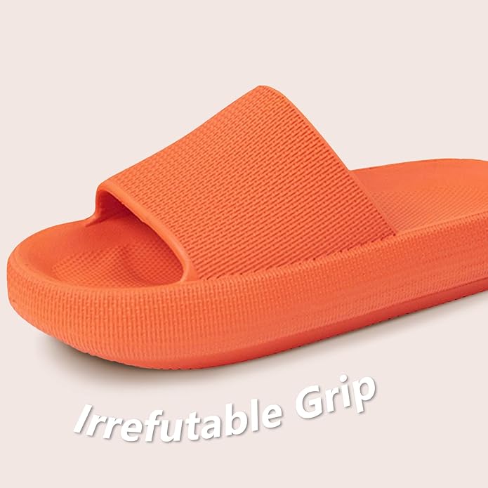 Menore Slippers for Women and Men Quick Drying, Parent-Child EVA Open Toe Soft Slippers, Non-Slip Soft Shower Spa Bath Pool Gym Beach House Sandals for Indoor & Outdoor