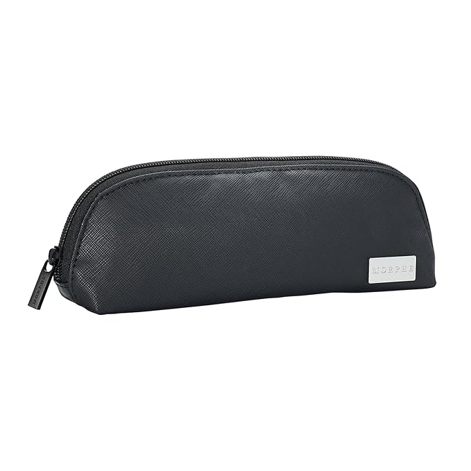 Morphe Eye Stunners Makeup Brushes - 6 Piece Eyeshadow Brush Set - Lining, Blending & Angled Eyeshadow Brushes - Made with Natural & Synthetic Bristles and Includes Makeup Brush Case (6 Count)