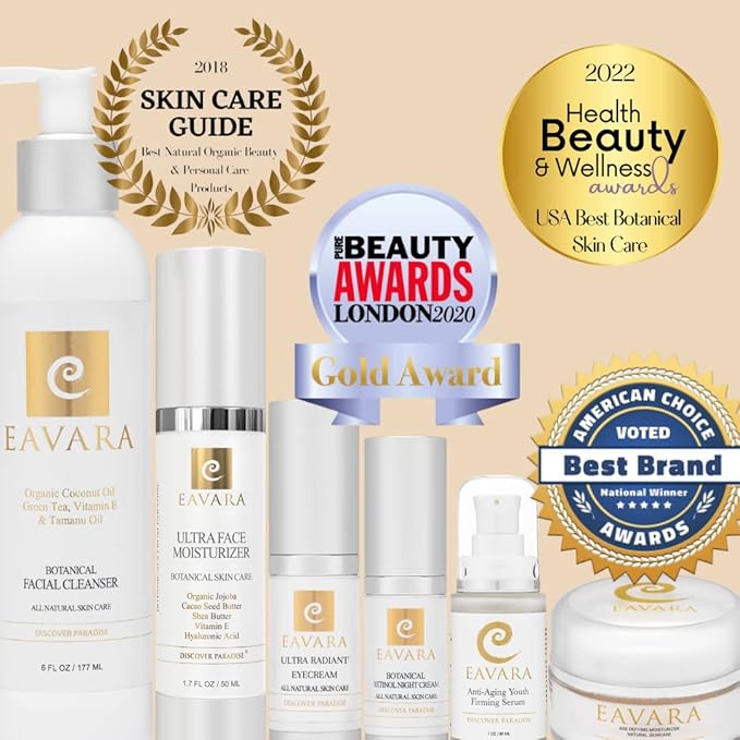 Organic Anti Aging Anti Wrinkle Serum | Award Winning Face Serum to Reduce Wrinkles and Fine Lines | Firming, Tightening, Lifting, & Rejuvenating | Hydrating Natural Organic Skin Care