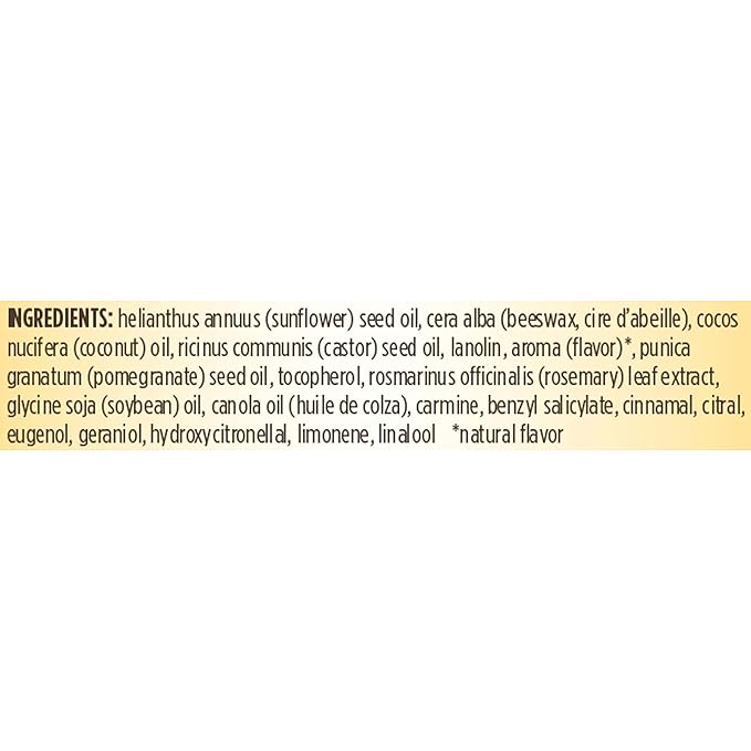 Burt's Bees Lip Balm, Moisturizing Lip Care, Original Beeswax with Vitamin E & Peppermint Oil, Natural Origin Lip Care (4-Pack)