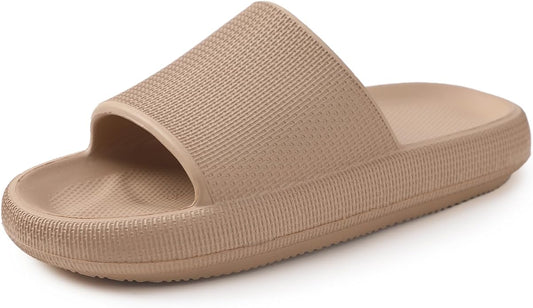 Menore Slippers for Women and Men Quick Drying, Parent-Child EVA Open Toe Soft Slippers, Non-Slip Soft Shower Spa Bath Pool Gym Beach House Sandals for Indoor & Outdoor